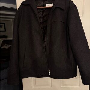 Calvin Klein dark grey wool Jacket